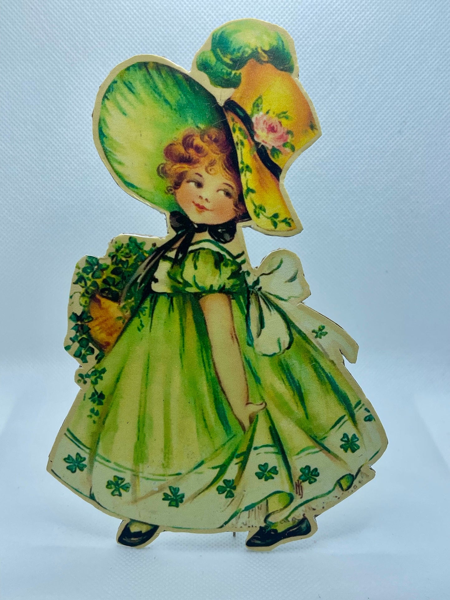 St. Patricks Day Decoration, Leprechaun Dummy Board Standee Shelf Decor